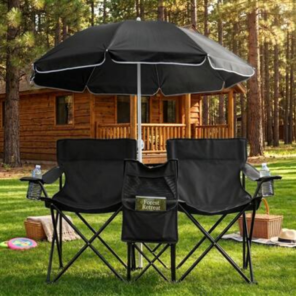 Outdoor Sports Umbrella - Sedia da Pesca Pieghevole XL con