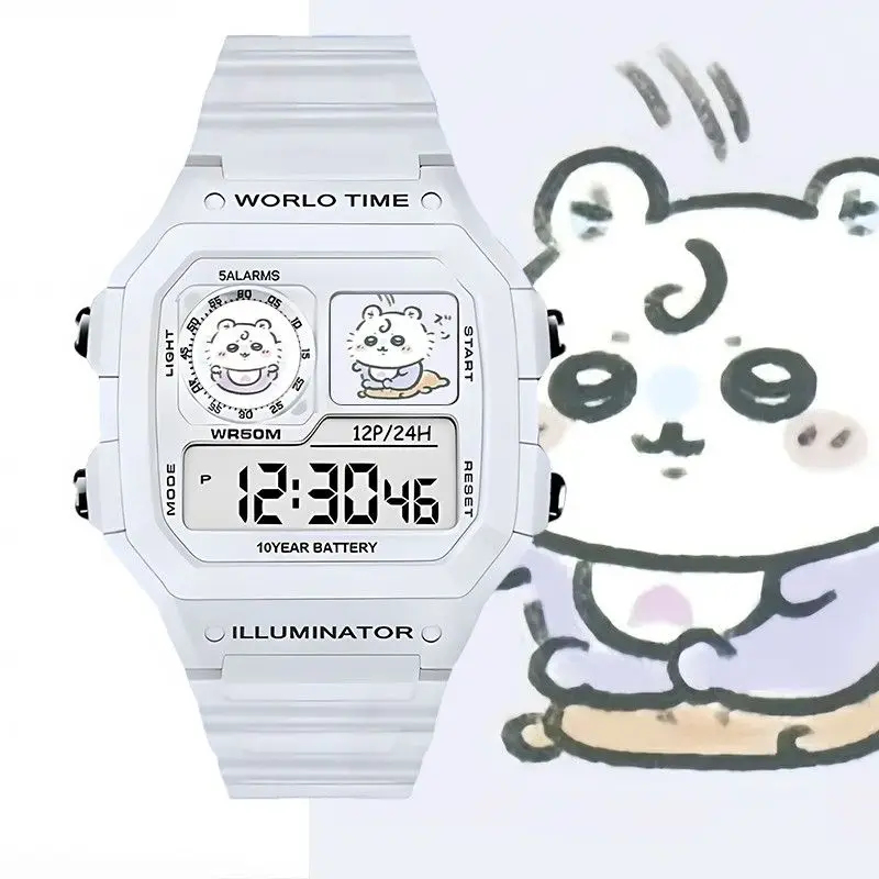 Outdoor Sport Watch - Orologio Digitale Kawaii Chiikawa Anime Impermeabile