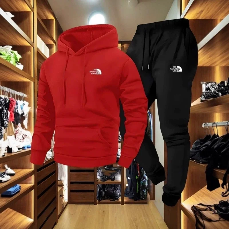 Outdoor Sport Is - Completo Sportivo da Uomo Autunno-Inverno, Felpa