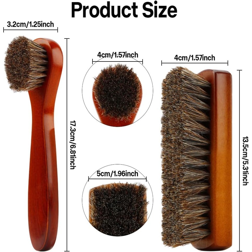 Set di spazzole per scarpe in  - Brushing Boot Horse recensione e prezzo