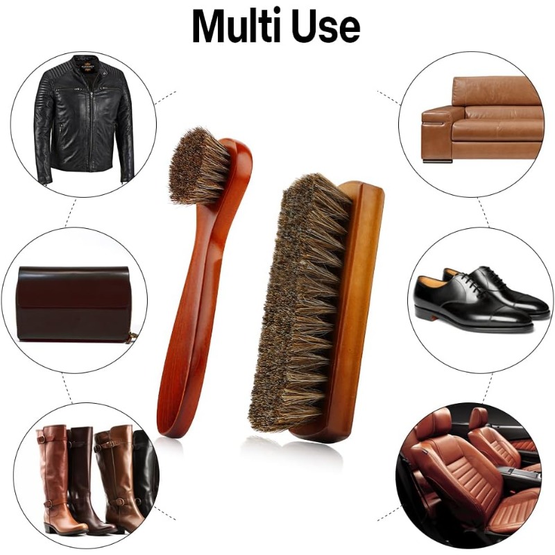 Nuovo! Set di 2 spazzole in cr - Brushing Boot Horse recensione e prezzo