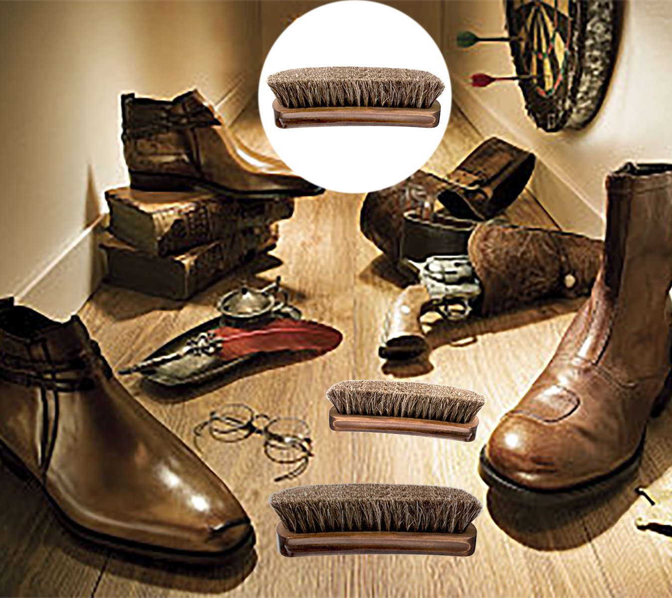 Spazzola per scarpe Spazzola p - Brushing Boot Horse recensione e prezzo