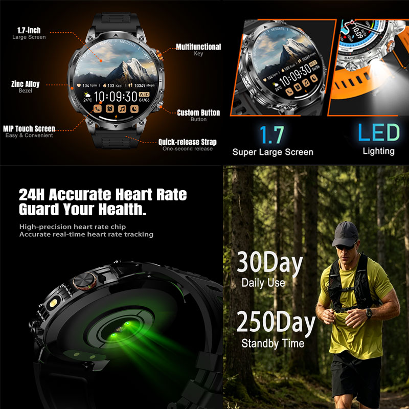 Nuovo Smartwatch da Uomo 2026  - Definition Of Outdoor Sport recensione e prezzo